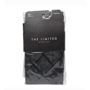 The Limited Modern Black Pattern Tights Size M/L New